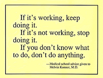 When it works, do it.