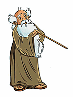 Senior Scribe is pointing to quotes about history.