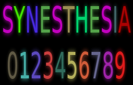 When the hearing of a sound produces the visualization of colors.