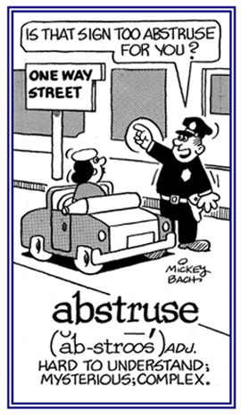 Difficult or too complex to comprehend.