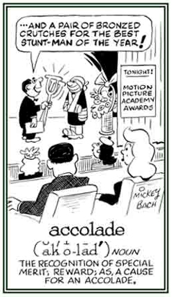 Recognition of special merit or a reward.