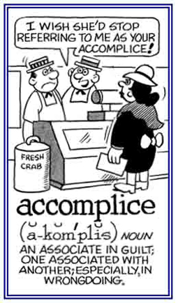 Associated with wrong doing.