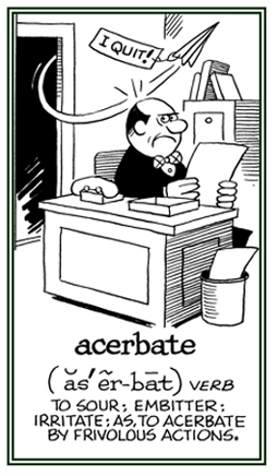 To sour or to embitter.