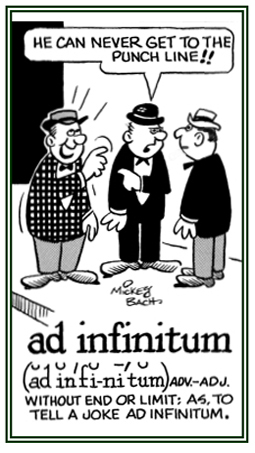 Without end or limit.