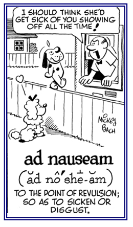 Pertaining to a sickened or a disgusted feeling.