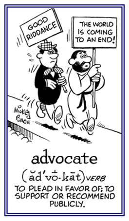 To publicly agree with a statement.