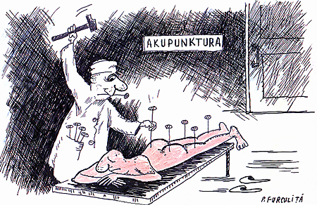 Acupuncture the hard way