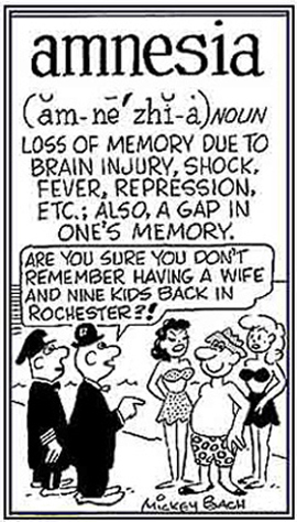 A man seems to have forgotten about his family.