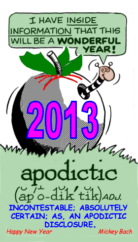 A prediction that is supposed to be certain.