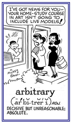 An unreasonable and absolute decision.