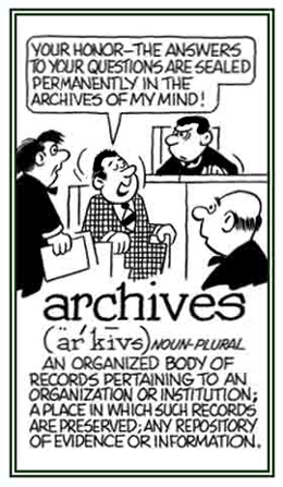 An organized body of records.