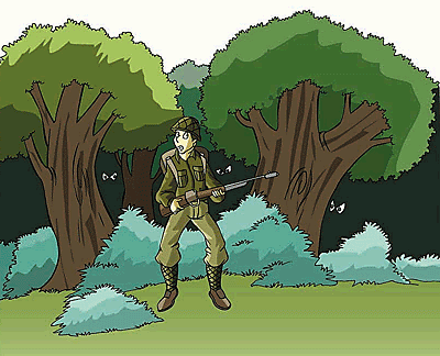 A soldier must be circumspect or his life could be in danger.