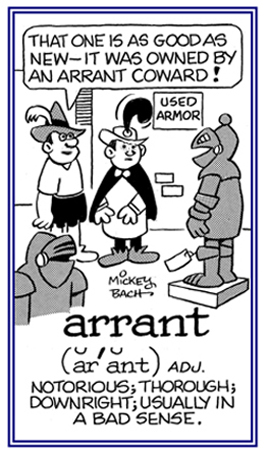 Descriptive of an inferior sense.