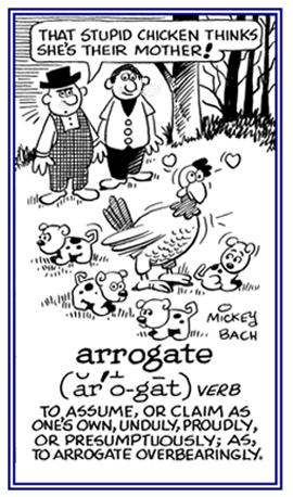 To assume or to claim as one's own.