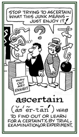 To find an explanation by examination or thinking about it.