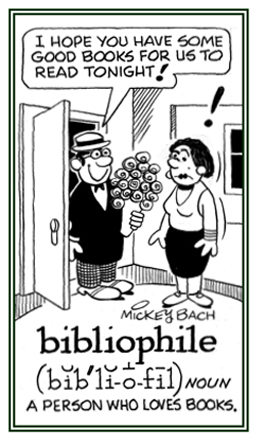 Someone who loves books more than a romantic evening.