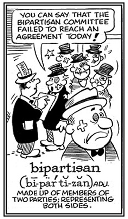 Members of two political parties.