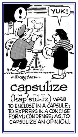 To express an opinion in a precise way.