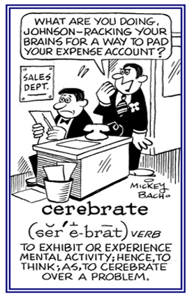 To think about a problem.