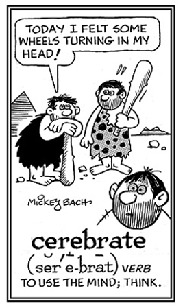 To be thinking about something.