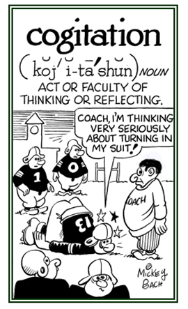 A thought or consideration.