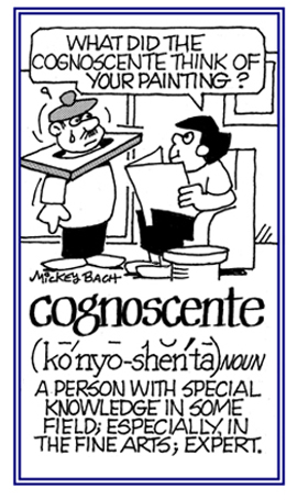 Someone with special knowledge in some field.