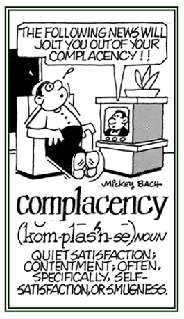 Contentment, quiet satisfaction.