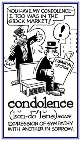 An indication of havng sorrow for another person.