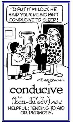 Helping to promote or to achieve something.