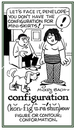 The physical shape of a figure.