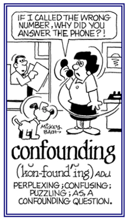 Puzzling and lacking understanding.