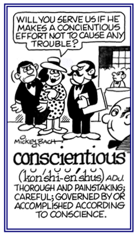 Striving to do something which is right.