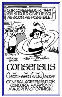 A general agreement and majority agreement.