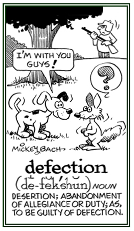 Abandonment of action or responsibility.