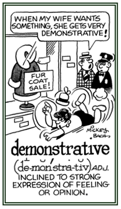 Indicating strong feelings.