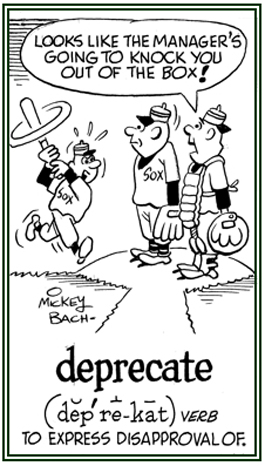 To express strong disapproval of someone or something.