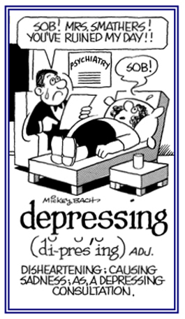 Conveying sadness and desperation.