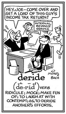 Slanderous remarks made about someone or something.