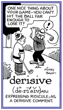 Conveying a negative comment to someone.