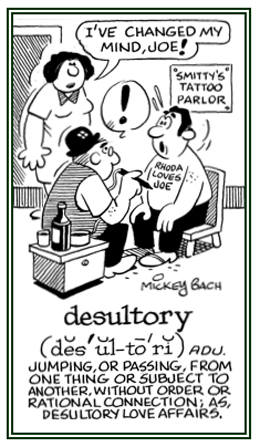 Jumping from one commitment to another, unreliable.