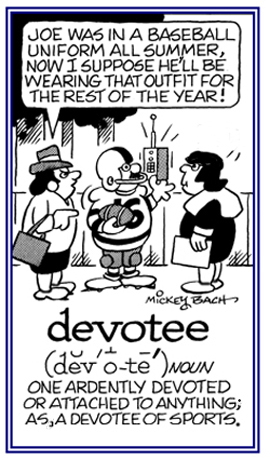 A passionate supporter of a physical activity.