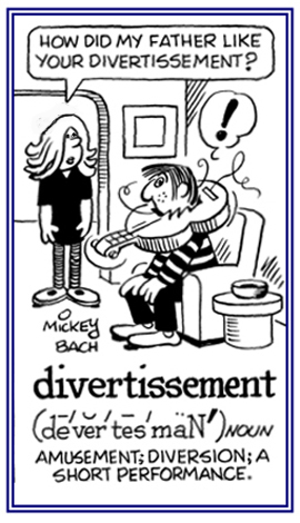 A short performance.