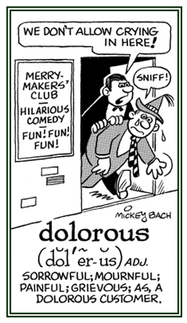 Pertaining to being sorrowful or mournful.