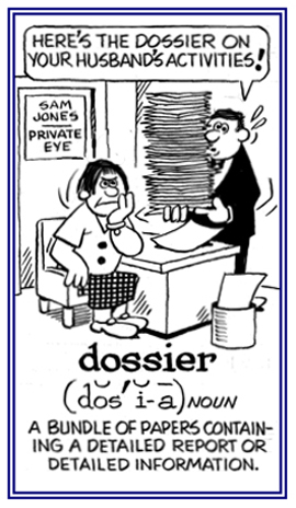 A bundle of papers containing detailed information.