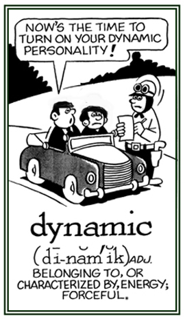 Characterized by energy or strong influence.