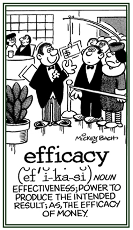 The power to get the intended result.