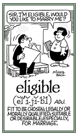 Relating to a legal or qualified person; especially, for marriage.