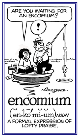 An expression of lofty admiration.