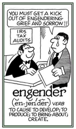 To cause or to develop.