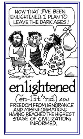 Relating to freedom from ignorance and misinformation.